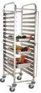 GATTO 15 Tier Single Gastronorm Trolley S/Steel - Tray Size 530x325